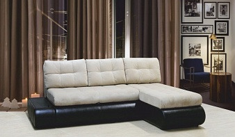 Угловой диван Майями BMS черного цвета