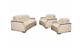 Комплект мягкой мебели Аделетта BMS тип - прямой, цвет - белый