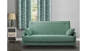 Прямой диван Милана 10 BMS тип - прямой, цвет - зеленый