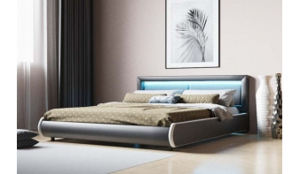 Кровать мягкая Омелия с LED BMS 150x200