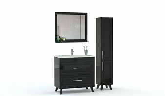 Мебель для ванной комнаты Синти 2 BMS комплект с зеркалом и шкафом