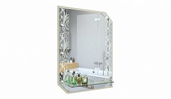 Зеркало в ванную комнату Дуо 3 BMS шириной 90 см