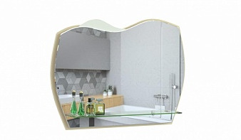 Зеркало в ванную комнату Пайтон 9 BMS 80-85 см