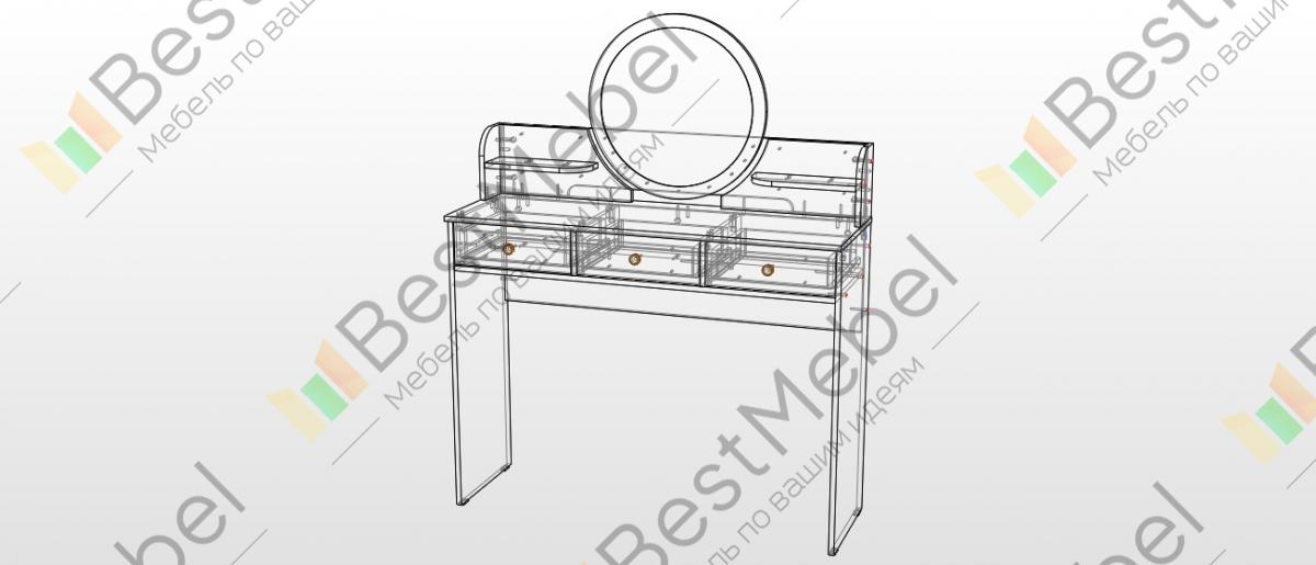 Туалетный столик ромео сборка