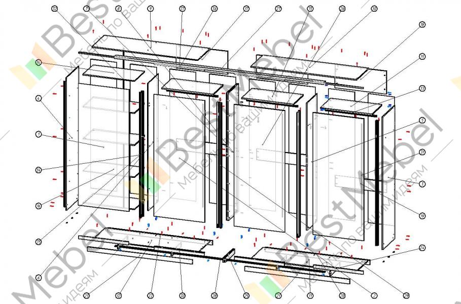 Схема сборки шкаф дятьково
