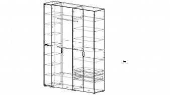 Распродажа - Шкаф распашной №000096652  (2000х2600х500)