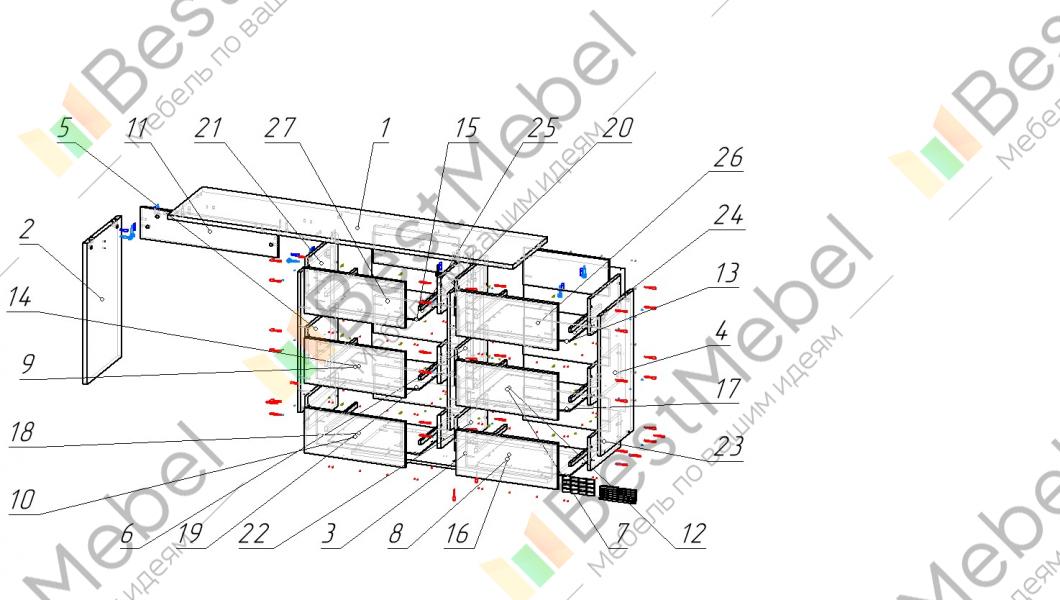 Комод шайн 23 схема сборки