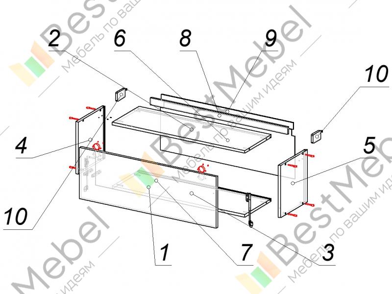 Brw мебель схема сборки