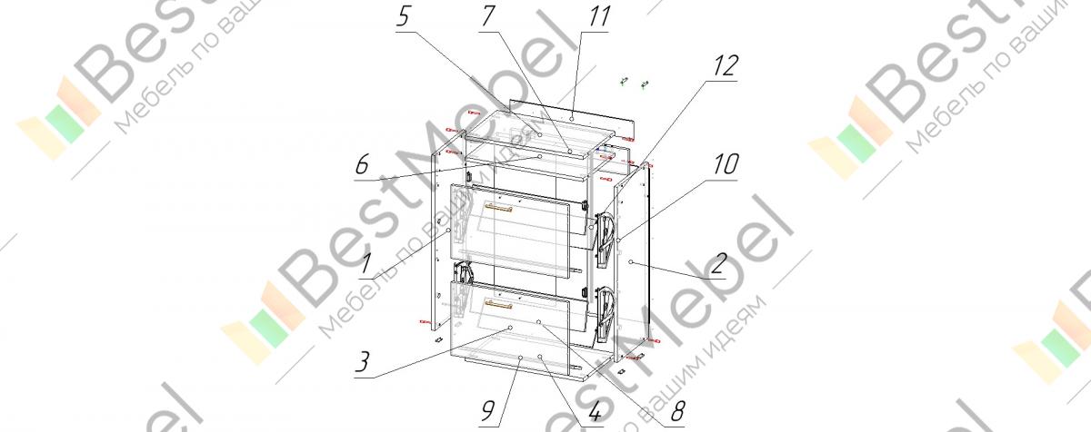 Тумба для обуви восток схема сборки