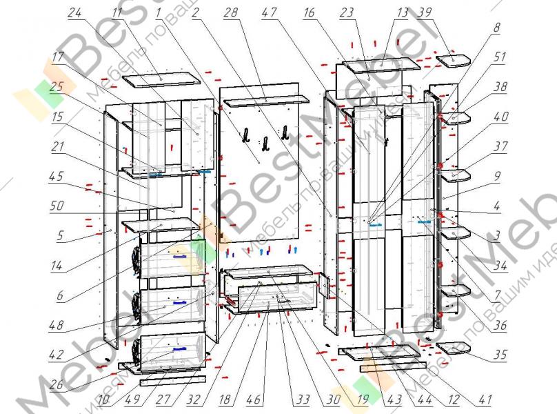 Прихожая lorem 15 bms