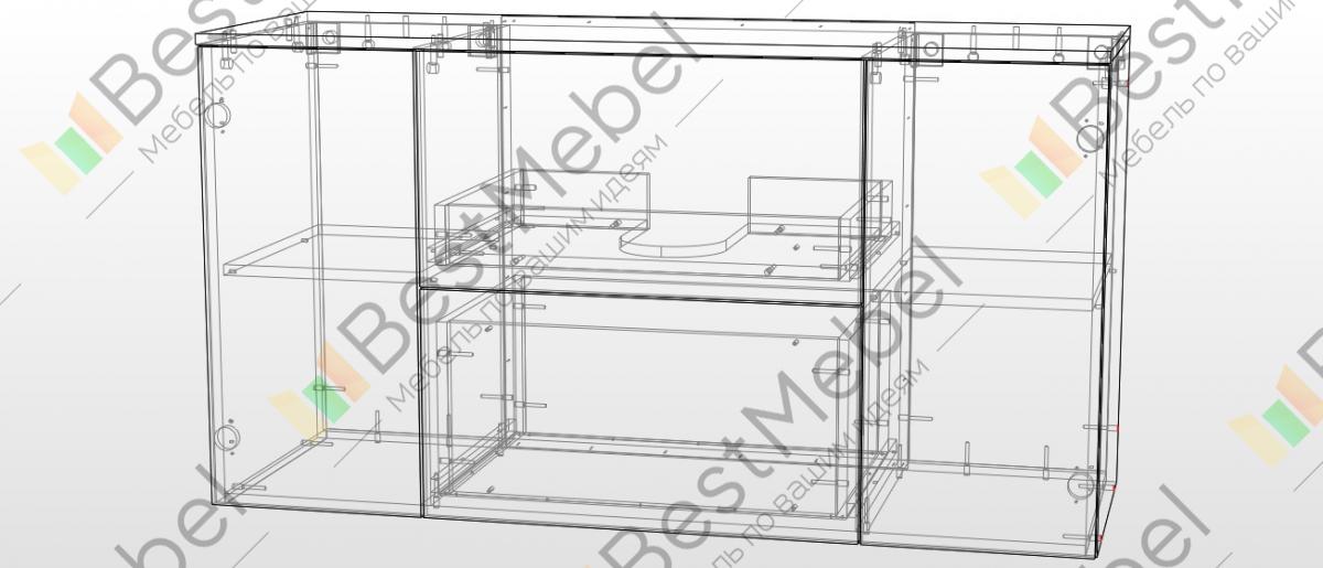 Схема сборки тумбы для ванной