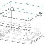 Схема сборки Тумба для ванной Найт 5 BMS