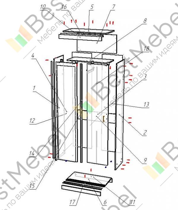 Шкаф купе альянс 5 инструкция по сборке